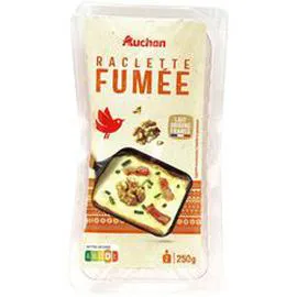 AUCHAN Fromage à raclette fumé 250g