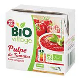 MARQUE REPÈRE, BIO VILLAGE Pulpe de tomate Bio 500g