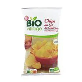 MARQUE REPÈRE, BIO VILLAGE Chips Bio - Nature 125g