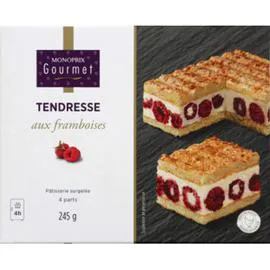 MONOPRIX GOURMET Tendresse aux framboises 245g