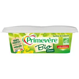 PRIMEVÈRE Margarine Doux Bio 100% Végétal Tartine et Cuisson 250g