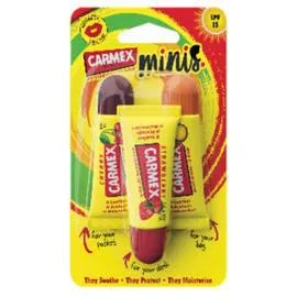 CARMEX Minis Baumes à Lèvres SPF15 3x5g