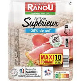 MONIQUE RANOU Jambon supérieur sel réduit 300g