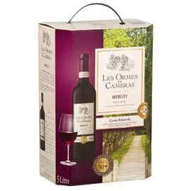 LES ORMES DE CAMBRAS Vin rouge Merlot Pays d'Oc 5l