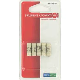 TRÉFILACTION Fusibles voyant 10a 8,5x23x5 l'unité