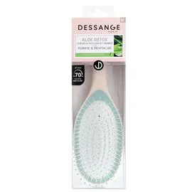 DESSANGE Brosse Ovale Matière Recyclée picots Souple infusés Aloé Vera l'unité