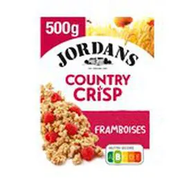 JORDANS Country Crisp framboise 500g