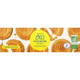 MONOPRIX BIO Palets Bretons pur beurre bio 100g