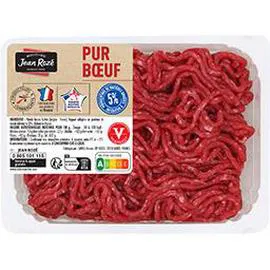 JEAN ROZÉ Viande hachée vrac pur boeuf 5% 500g