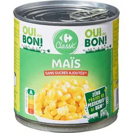 CARREFOUR CLASSIC' Maïs sans sucres ajoutés 285g