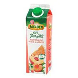 MARQUE REPÈRE, JAFADEN Pur jus Orange pêche abricot 1l