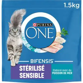 PURINA Croquettes pour chat poisson de la mer 1,5kg