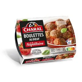 CHARAL Viande préparé boulettes à la Napolitaine 300g