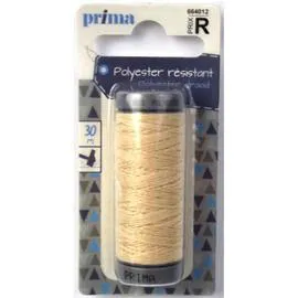 LA BROSSE ET DUPONT, PRIMA Fil Polyester Beige Resistant 30m l'unité