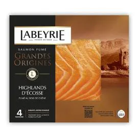 LABEYRIE Saumon fumé Highlands d'Ecosse 120g