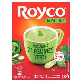 ROYCO Mouliné panier de légumes verts 4x20cl