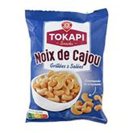 MARQUE REPÈRE, TOKAPI Noix de cajou grillées Salées 400g