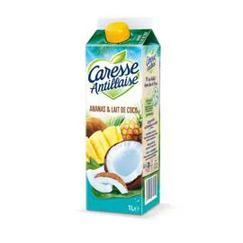 CARESSE ANTILLAISE Jus de fruits ananas coco 1l