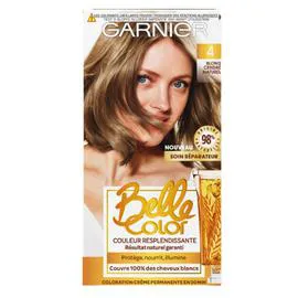 GARNIER, BELLE COLOR Coloration Cheveux Permanente 4 Blond Cendré Naturel l'unité