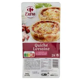 CARREFOUR EXTRA Quiche lorraine 2x130g