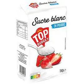 TOP BUDGET Sucre en poudre 1kg