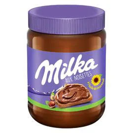 MILKA Pâte à tartiner au cacao et noisettes 340g