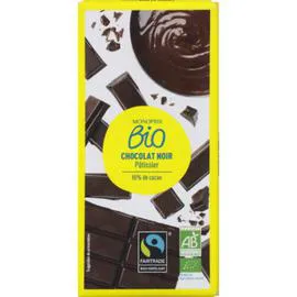 MONOPRIX BIO Chocolat noir pâtissier 55% de cacao, bio 200g