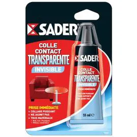 SADER Colle gel contact transparent 55ml