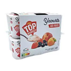 TOP BUDGET Yaourts aux fruits 1,5kg