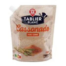 MARQUE REPÈRE, TABLIER BLANC Sucre de canne Cassonade 750g
