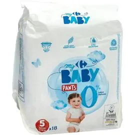 CARREFOUR BABY Couches Pants taille 5 : 12-18 kg x18