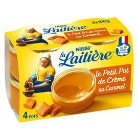 NESTLÉ, LA LAITIÈRE Crème dessert caramel 4x100g
