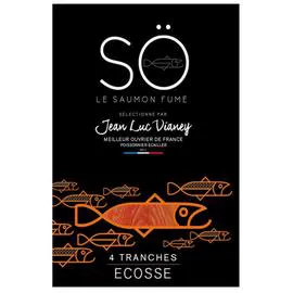 SÖ Jean Luc Vianey Le Saumon Fumé Ecosse 4 tranches 140g