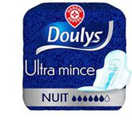 MARQUE REPÈRE, DOULYS Serviette hygiénique Ultra - Spécial nuit x10
