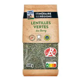 ITINÉRAIRE DES SAVEURS Lentilles vertes du Berry Label Rouge 500g