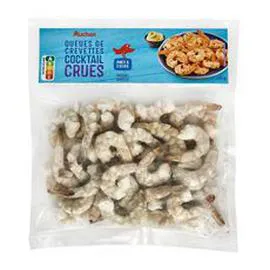 Queues de crevettes cocktail crues (300g)