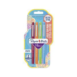 PAPER MATE Feutre flair fun pointe fine x4
