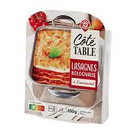 MARQUE REPÈRE, CÔTÉ TABLE Lasagnes bolognaise 350g