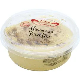 EDEN GOURMET Houmous zaatar 500g