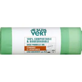 MONOP PROD. VERTS Monoprix Vert Sacs Poubelle Biodégrables 30L x10