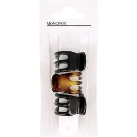 MONOPRIX ACCESSOIRES Monoprix Pince à Cheveux Trois Dents x3