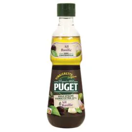 PUGET Vinaigrette Xérès,ail & basilic 330ml