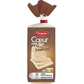 CHABRIOR Pain Coeur de Mie complet 500g