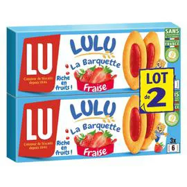 LU Biscuits à la fraise La Barquette 2x120g