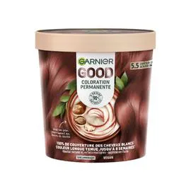 GARNIER Coloration Capillaire Permanente 5.5 Châtain Clair Acajou Griotte Good 216g