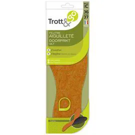 LA BROSSE ET DUPONT, TROTT & GO Semelles 38/39 Feutre Aiguilleté l'unité
