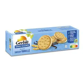 GERBLÉ Gateaux vanille sans sucres 190g