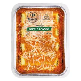 CARREFOUR LE MARCHÉ Cannelonni de ricotta & épinards 750g