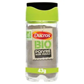 DUCROS Poivre noir moulu bio 43g