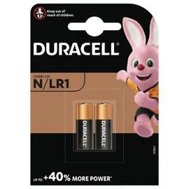 DURACELL Pile Alcaline spéciale N 1,5V (E90 / LR1) x2